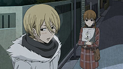 The cold is a deceptive mistress--Yamaken hides behind it to conceal his blushing!